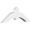 Ekena Millwork Archdale Architectural Grade PVC Gable Bracket, 48"W x 18"H x 4"D x 6"F, 9/12 Pitch GBP048X18X0406ARC00 - alternate 1